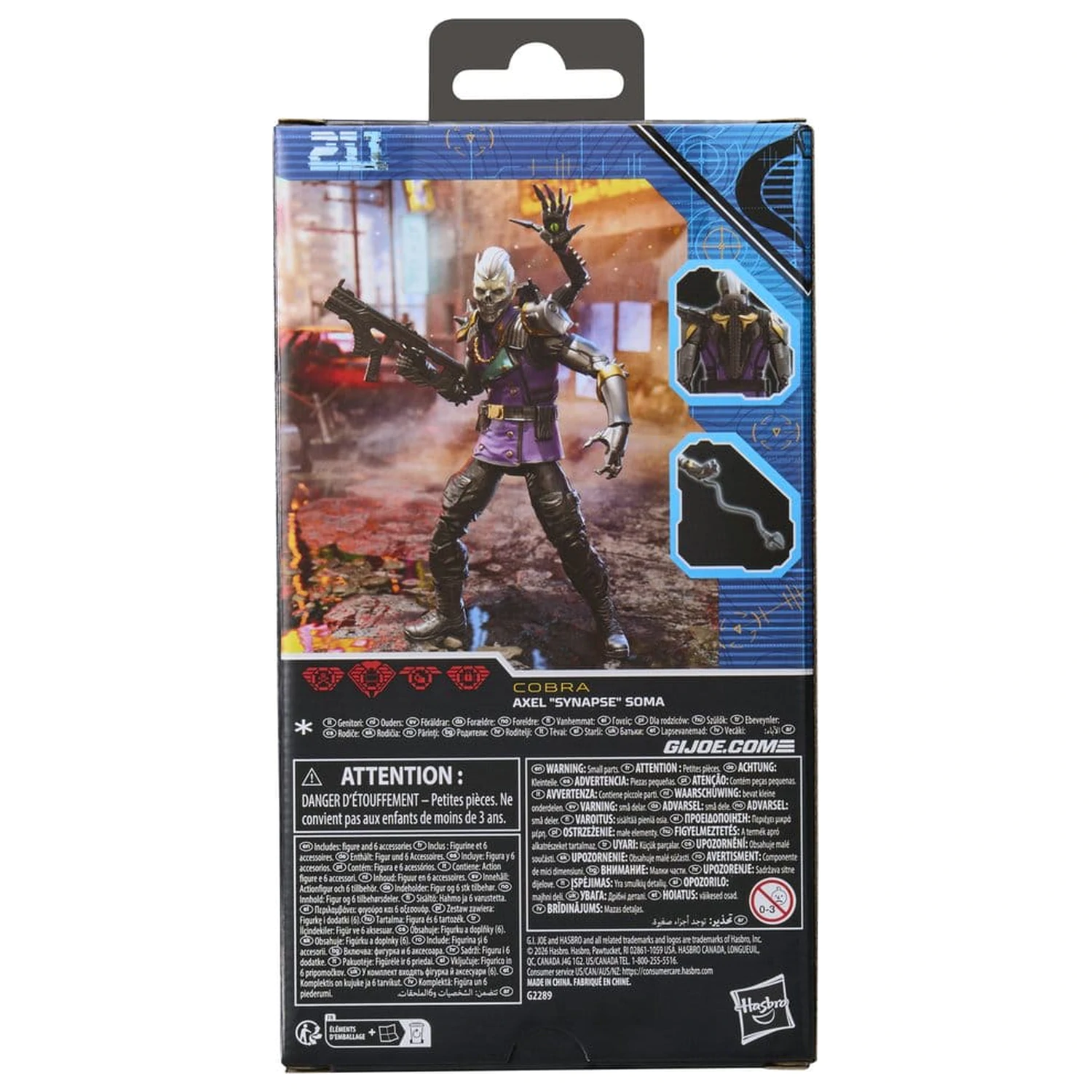 G.I. Joe Classified Series #211 Axel "Synapse" Soma akciófigura 15 cm termékfotó
