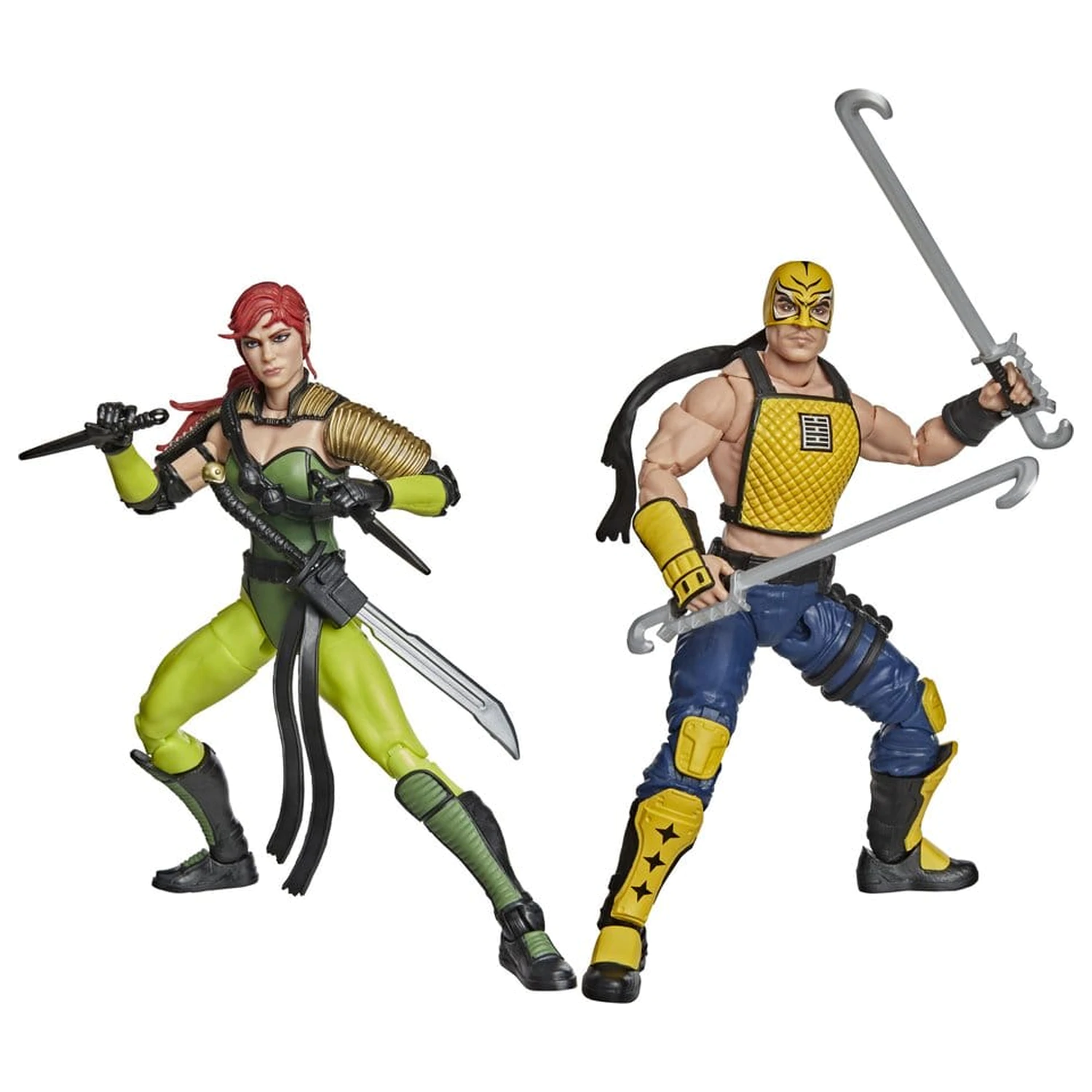 G.I. Joe Classified Series #212 Ninja Force Scarlett & T'Jbang 2 db-os akciófigura csomag 15 cm termékfotó