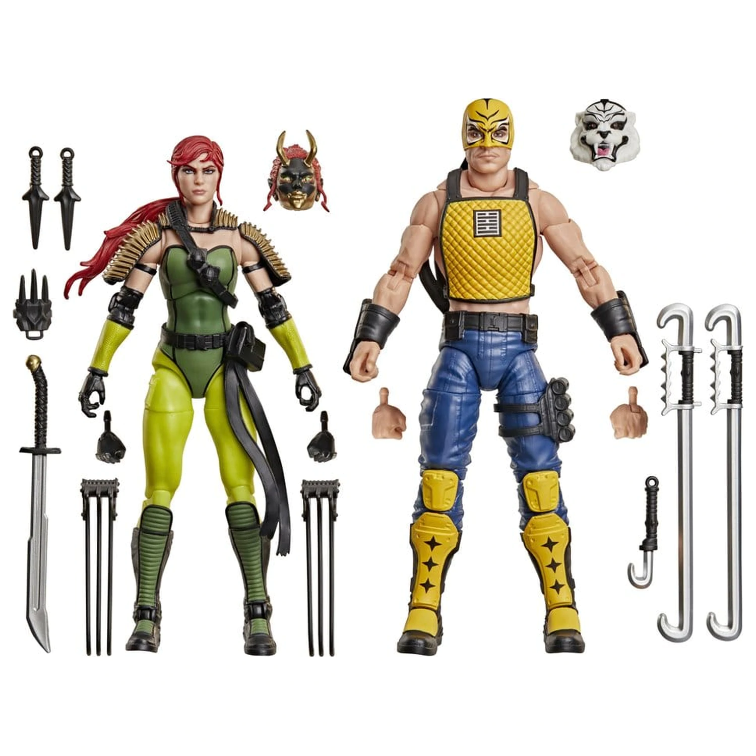 G.I. Joe Classified Series #212 Ninja Force Scarlett & T'Jbang 2 db-os akciófigura csomag 15 cm termékfotó