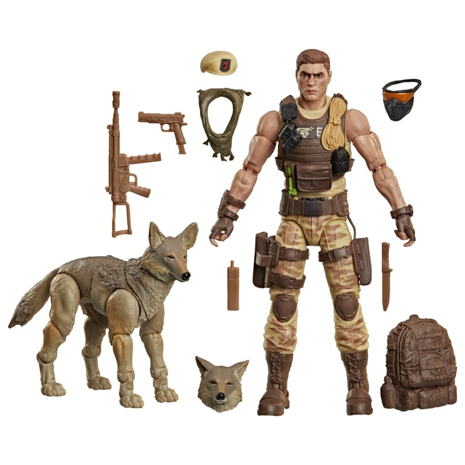 G.I. Joe Classified Series #217 Dusty & Coyote Sandstorm akciófigura 15 cm termékfotó