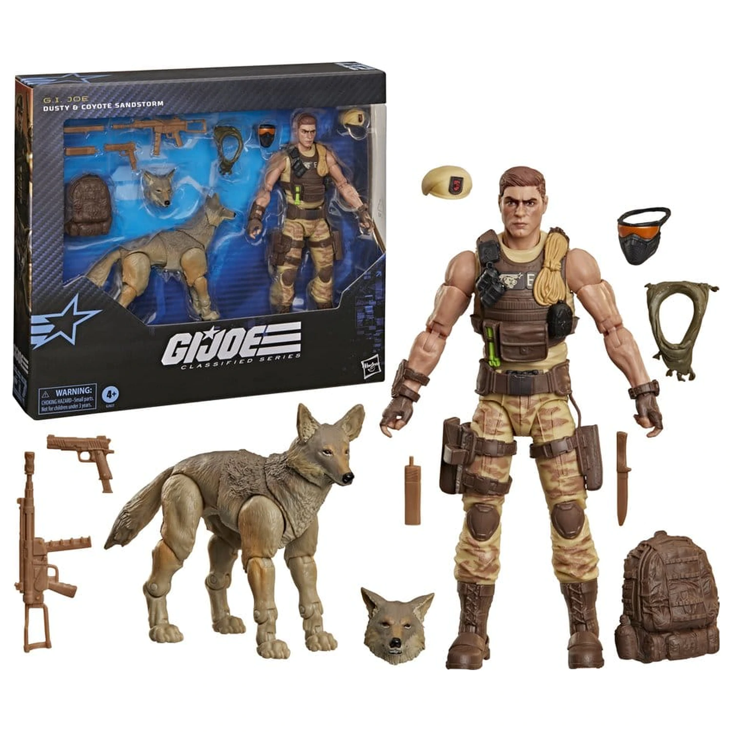 G.I. Joe Classified Series #217 Dusty & Coyote Sandstorm akciófigura 15 cm termékfotó