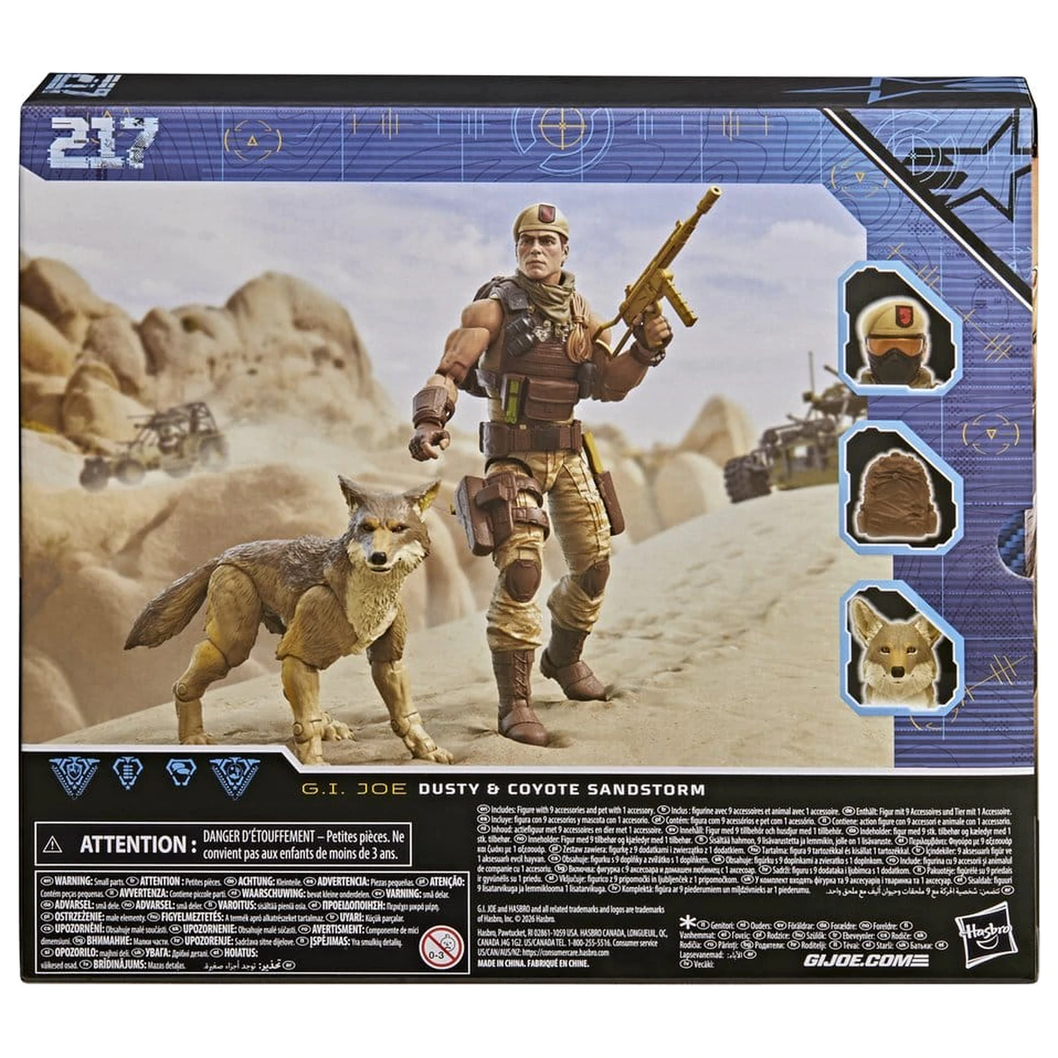 G.I. Joe Classified Series #217 Dusty & Coyote Sandstorm akciófigura 15 cm termékfotó