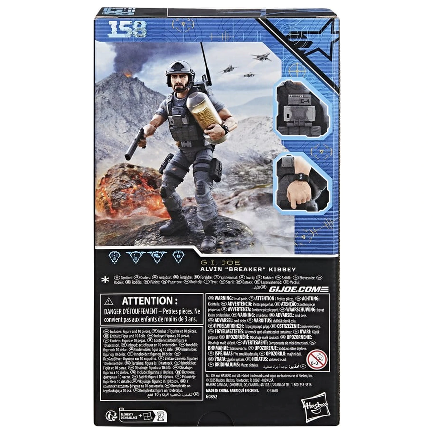 G.I. Joe Classified Series akciófigura #158 Alvin "Breaker" Kibbey 15 cm termékfotó