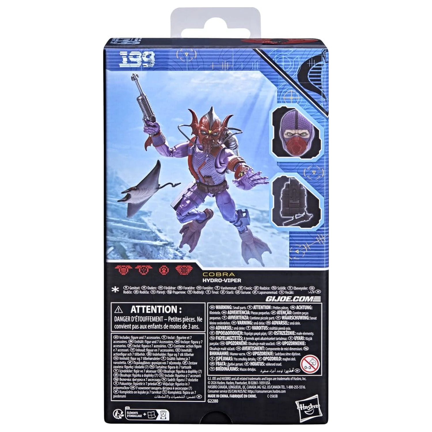 G.I. Joe Classified Series akciófigura #199 Hydro-Viper 15 cm termékfotó