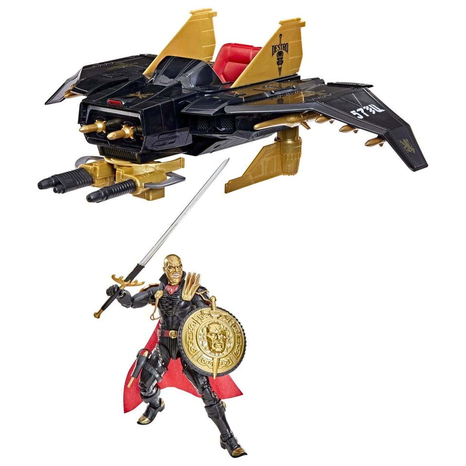 G.I. Joe Classified Series akciófigura és jármű csomag #203 Destro & Iron Grenadier Despoiler 15 cm termékfotó