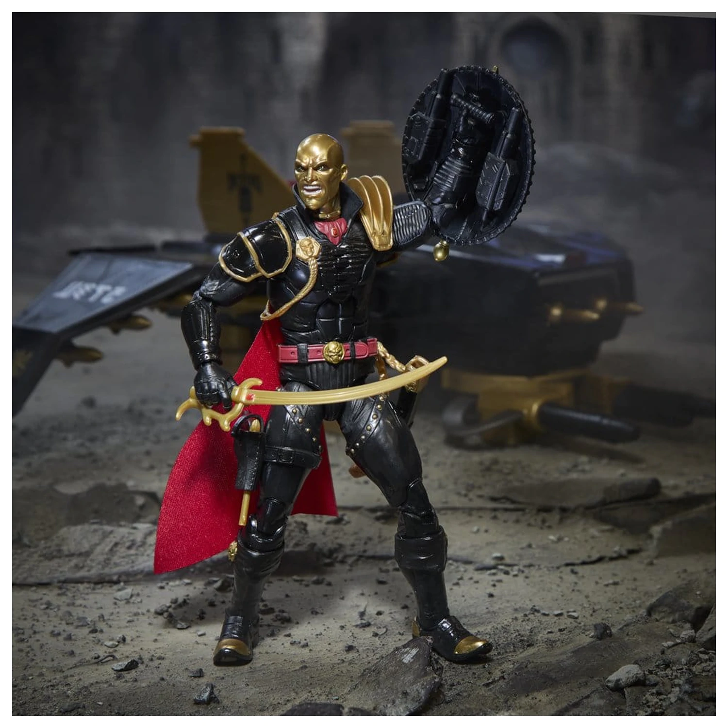 G.I. Joe Classified Series akciófigura és jármű csomag #203 Destro & Iron Grenadier Despoiler 15 cm termékfotó