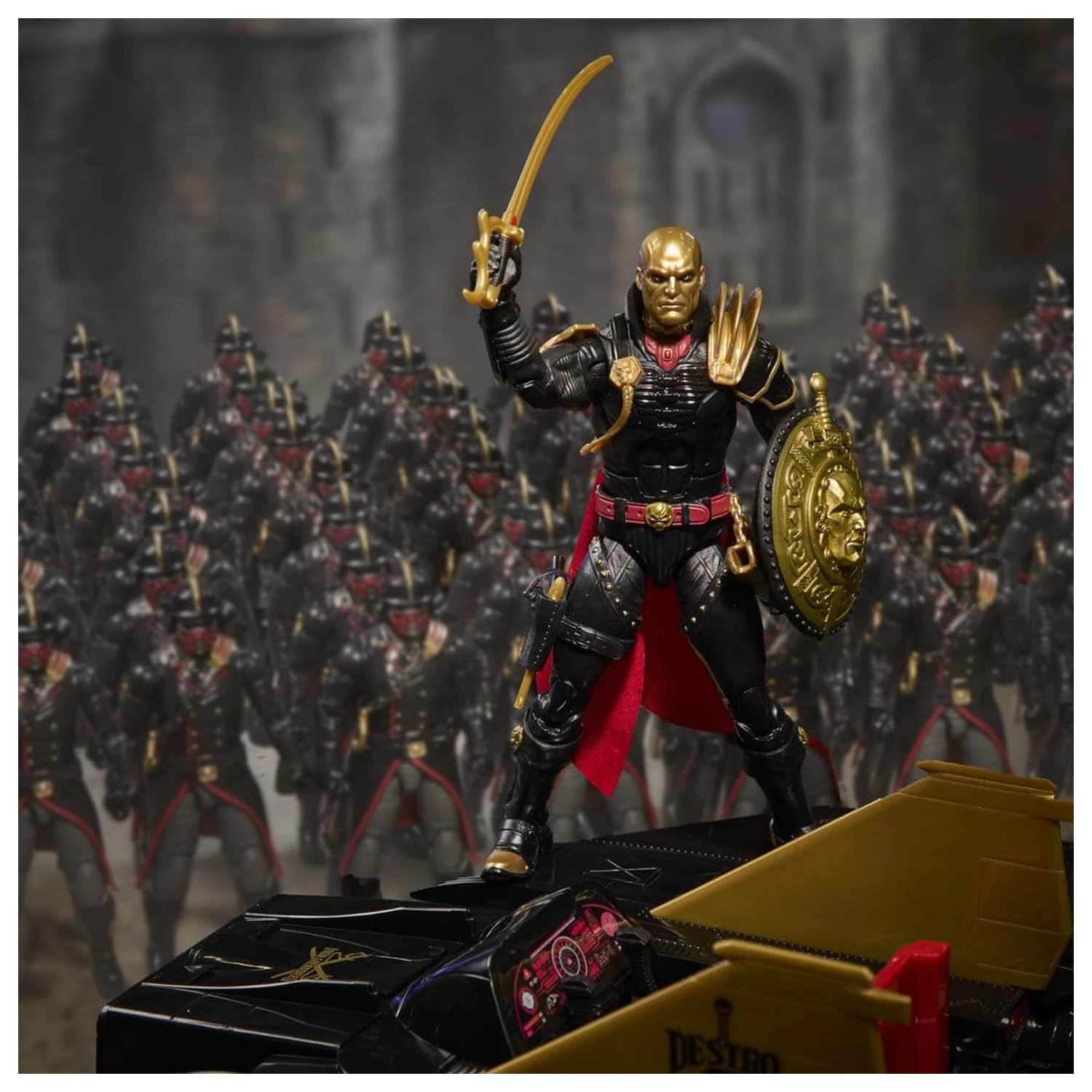 G.I. Joe Classified Series akciófigura és jármű csomag #203 Destro & Iron Grenadier Despoiler 15 cm termékfotó