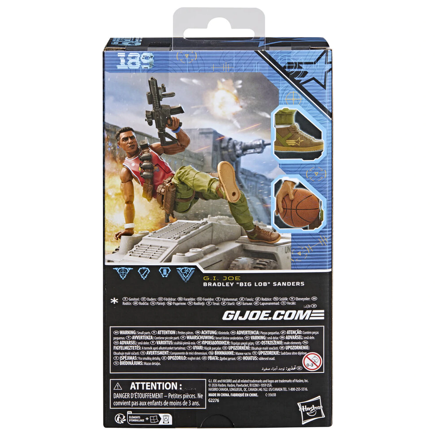 G.I. Joe Classified Series Bradley Big Lob Sanders figura 15cm termékfotó