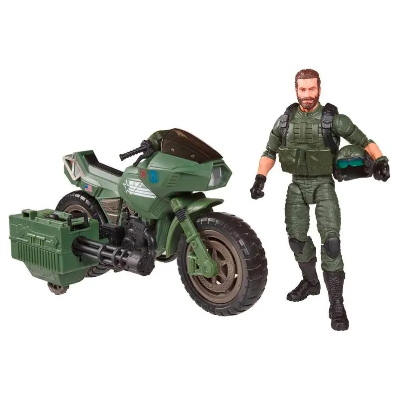 G.I. Joe Classified Series Cobra Island Alvin Breaker Kibbey with Ram Cycle figura 15cm termékfotó