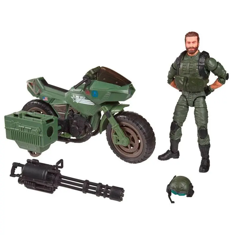 G.I. Joe Classified Series Cobra Island Alvin Breaker Kibbey with Ram Cycle figura 15cm termékfotó