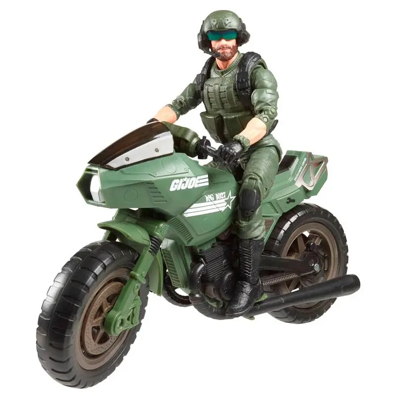 G.I. Joe Classified Series Cobra Island Alvin Breaker Kibbey with Ram Cycle figura 15cm termékfotó