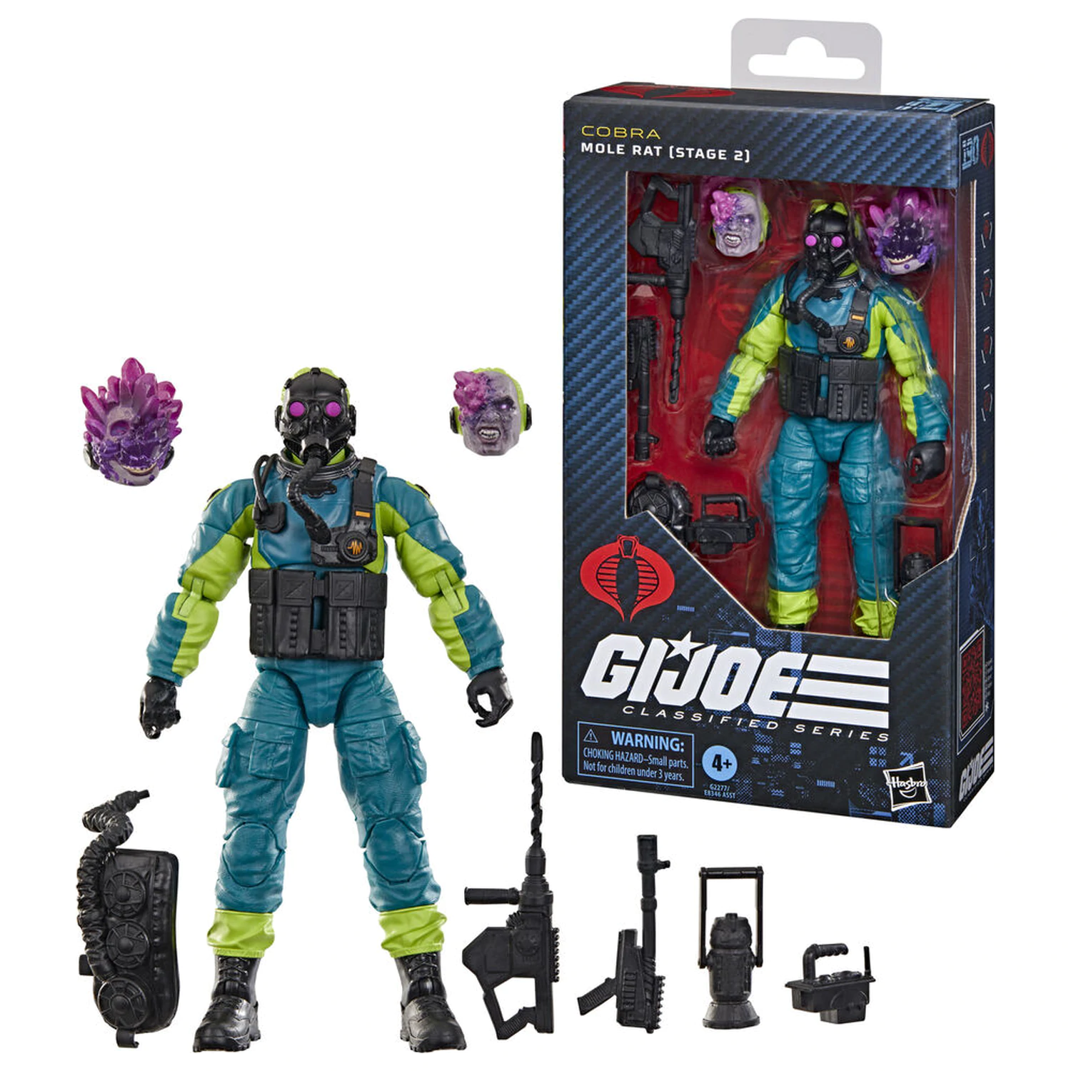 G.I. Joe Classified Series Cobra Mole Rat Stage 2 figura 15cm termékfotó