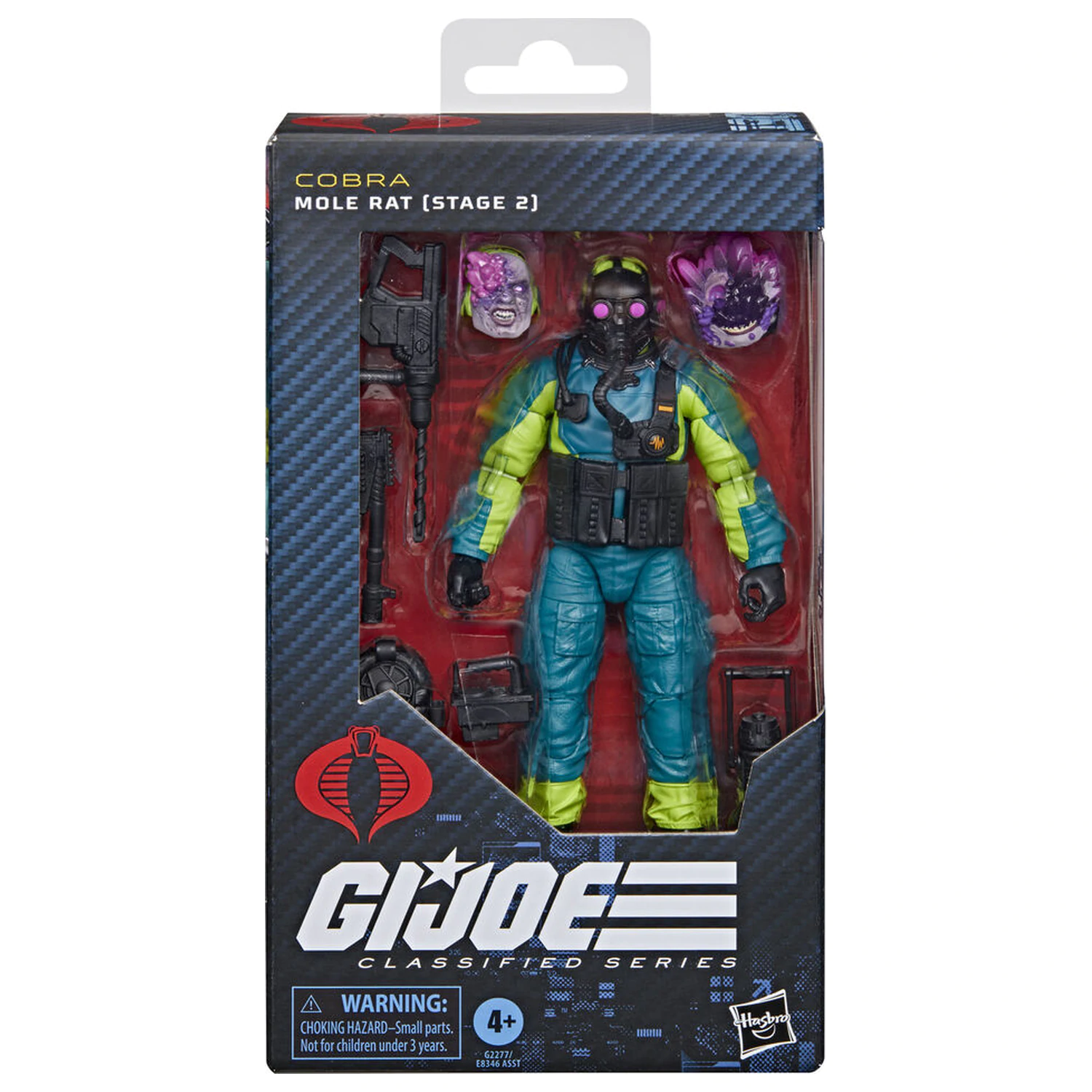 G.I. Joe Classified Series Cobra Mole Rat Stage 2 figura 15cm termékfotó