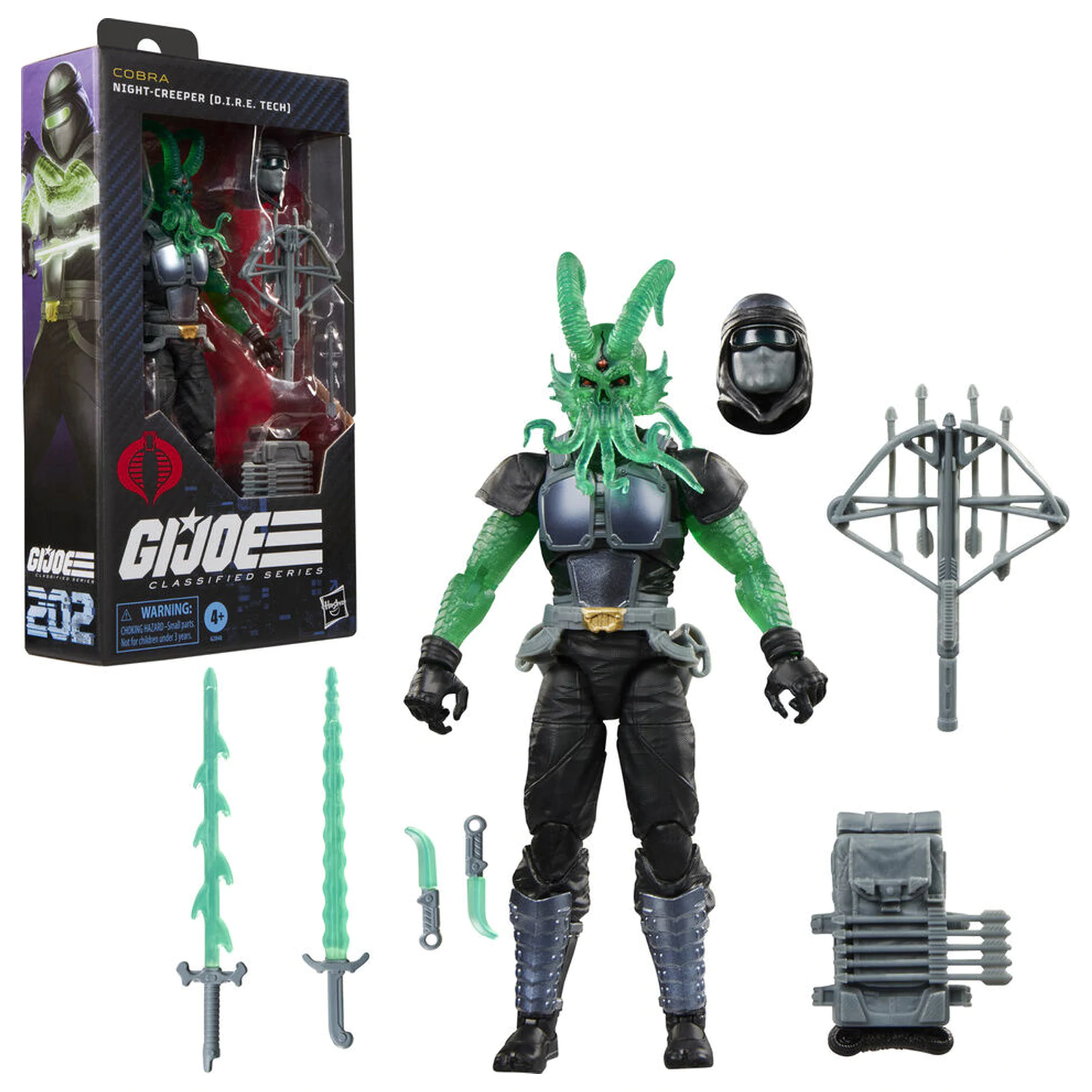 G.I. Joe Classified Series Cobra Night Creeper D.I.R.E Tech figura 15cm termékfotó