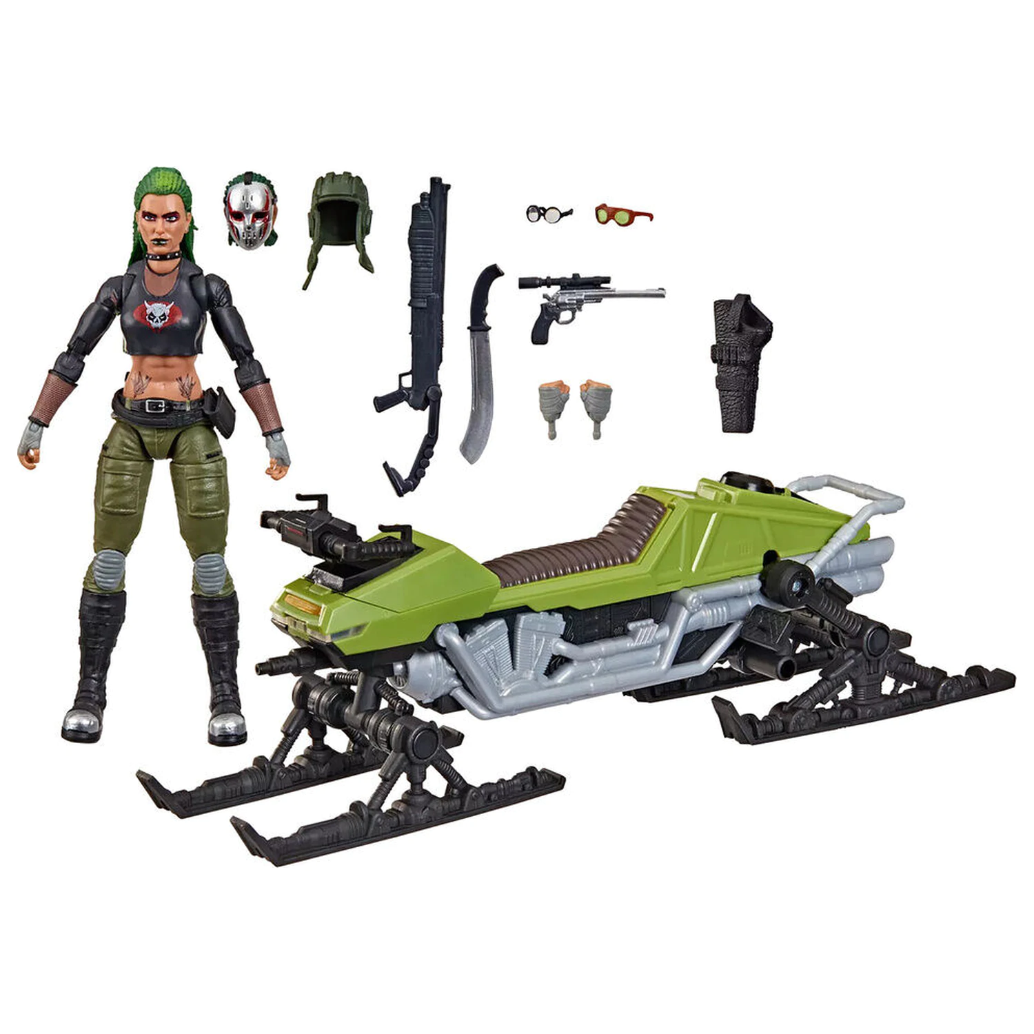 G.I. Joe Classified Series Cobra Zanya and Dreadnok Chameleon figura 15cm termékfotó