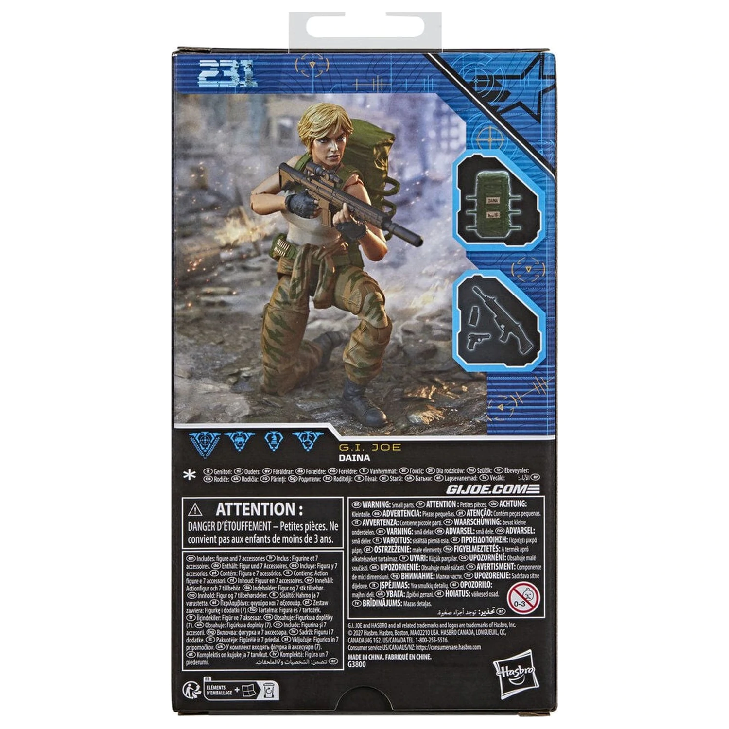 G.I. Joe Classified Series Daina figura 15cm termékfotó