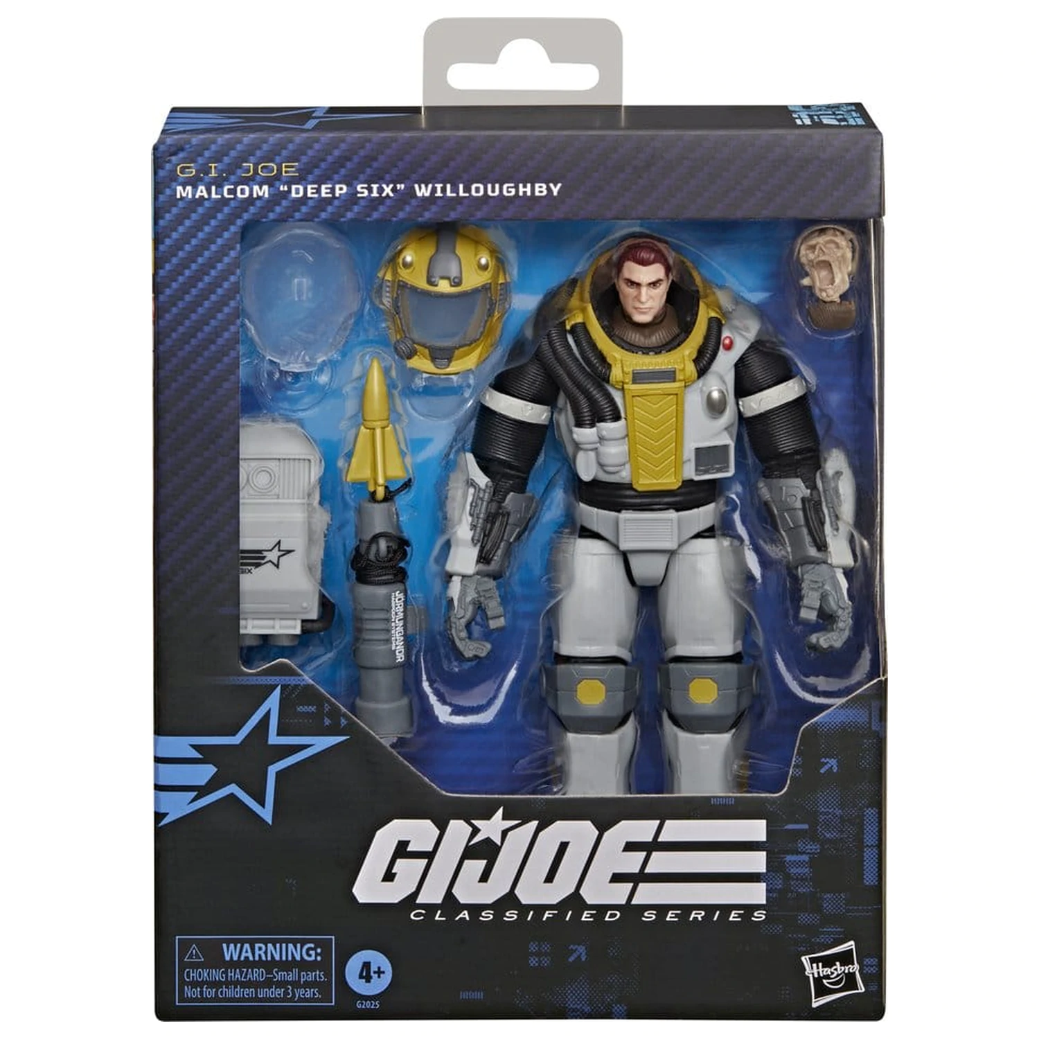 G.I. Joe Classified Series Deluxe #206 Malcom "Deep Six" Willoughby akciófigura 15 cm termékfotó