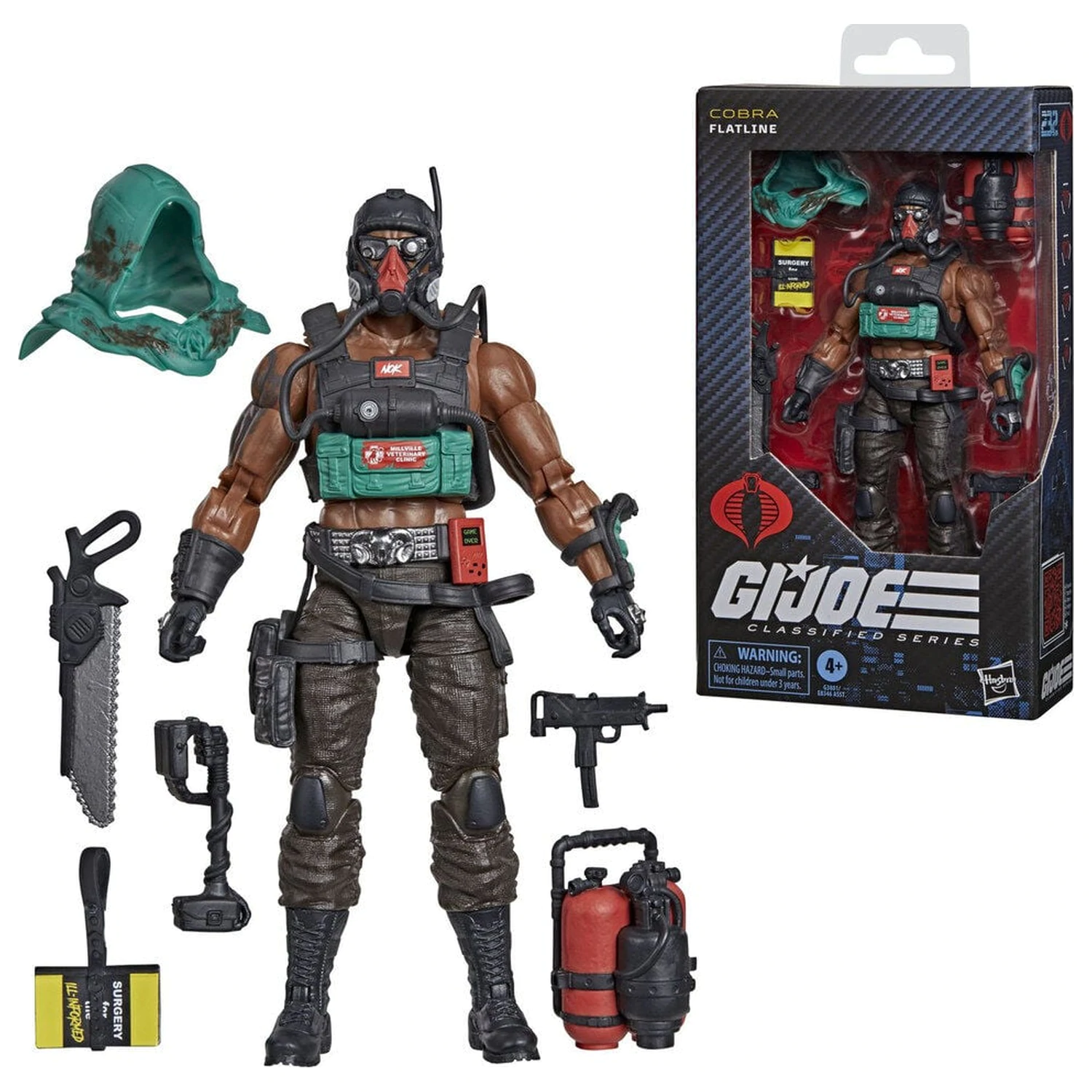 G.I. Joe Classified Series Flatline figura 15cm termékfotó