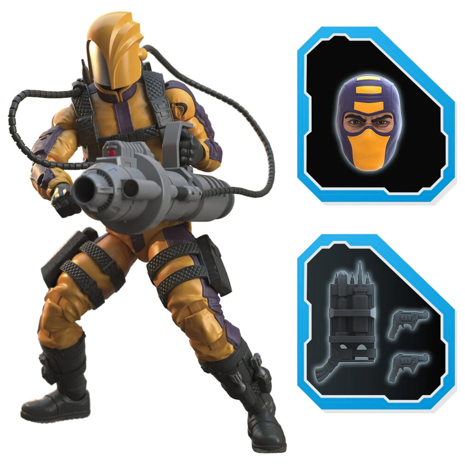 G.I. Joe Classified Series H.E.A.T. Viper figura 15cm termékfotó