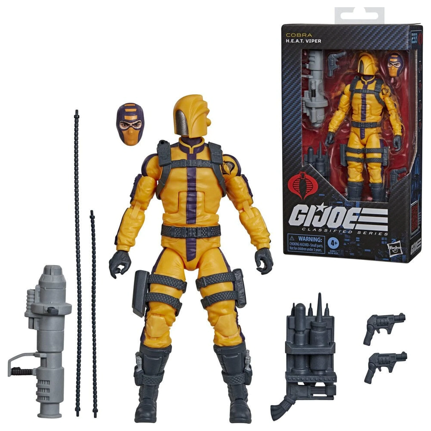 G.I. Joe Classified Series H.E.A.T. Viper figura 15cm termékfotó