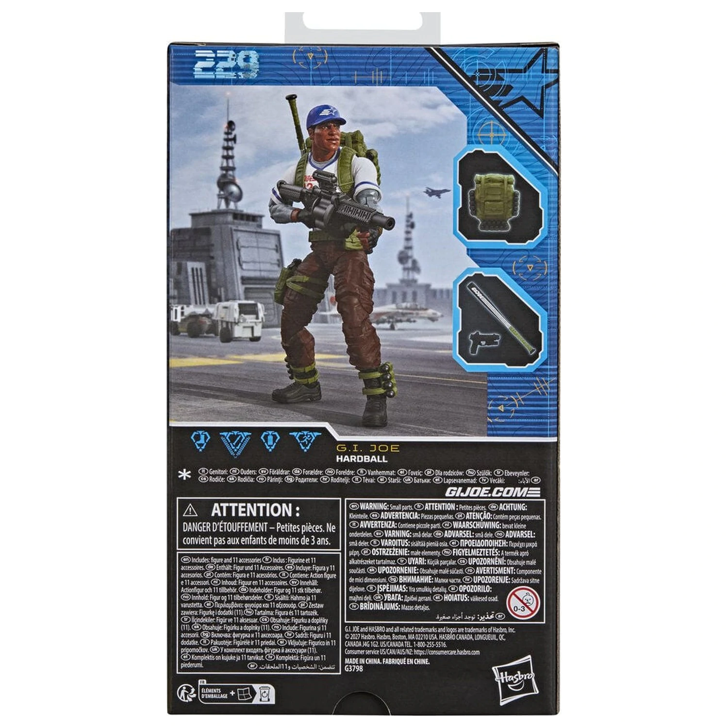 G.I. Joe Classified Series Hardball figura 15cm termékfotó