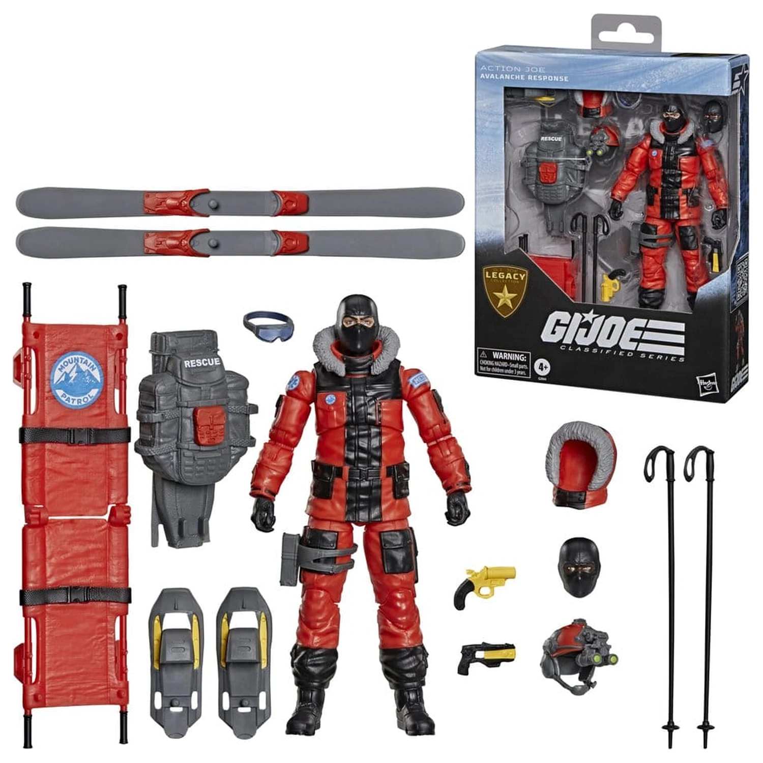 G.I. Joe Classified Series Legacy Collection Action Joe - Avalanche Response akciófigura 15 cm termékfotó