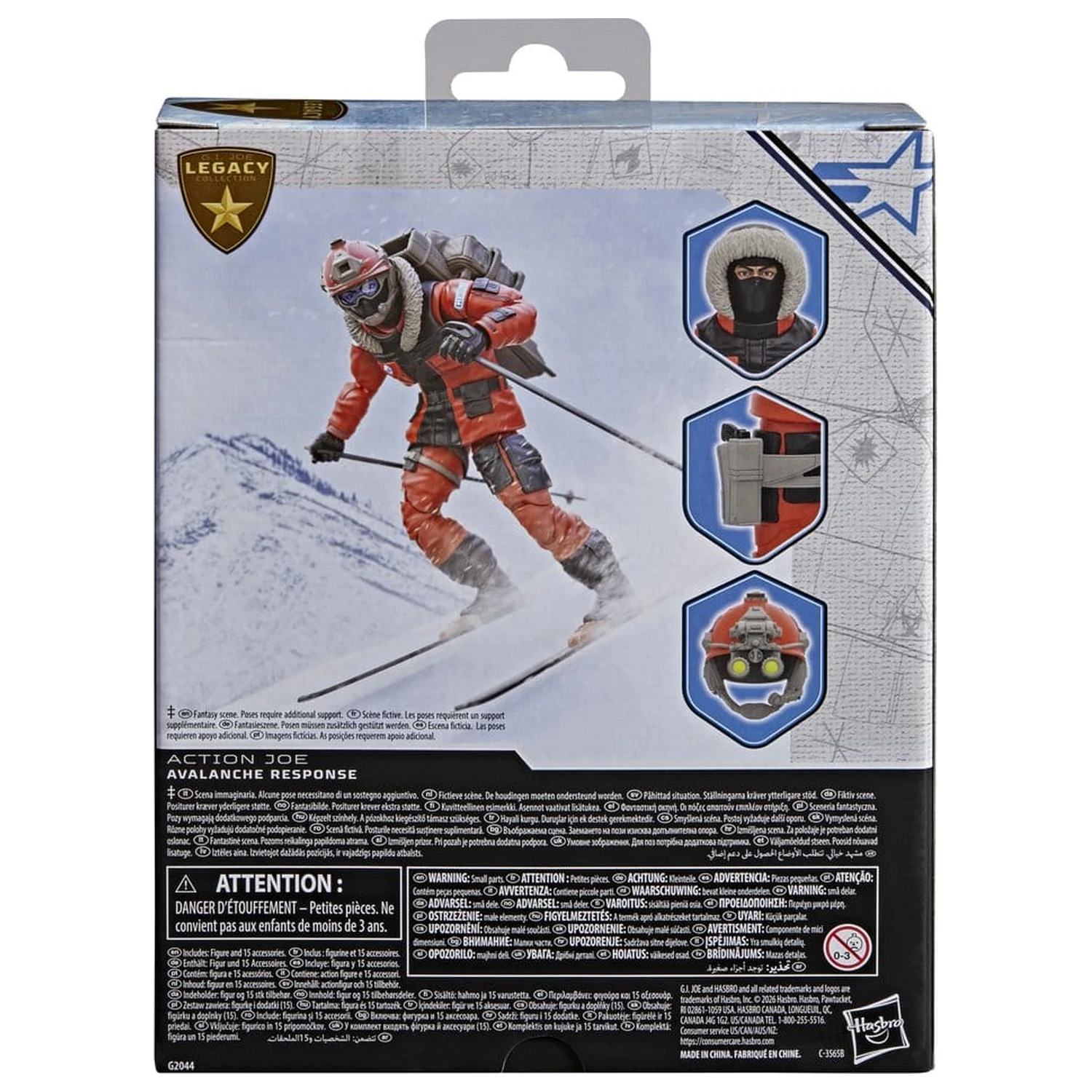 G.I. Joe Classified Series Legacy Collection Action Joe - Avalanche Response akciófigura 15 cm termékfotó