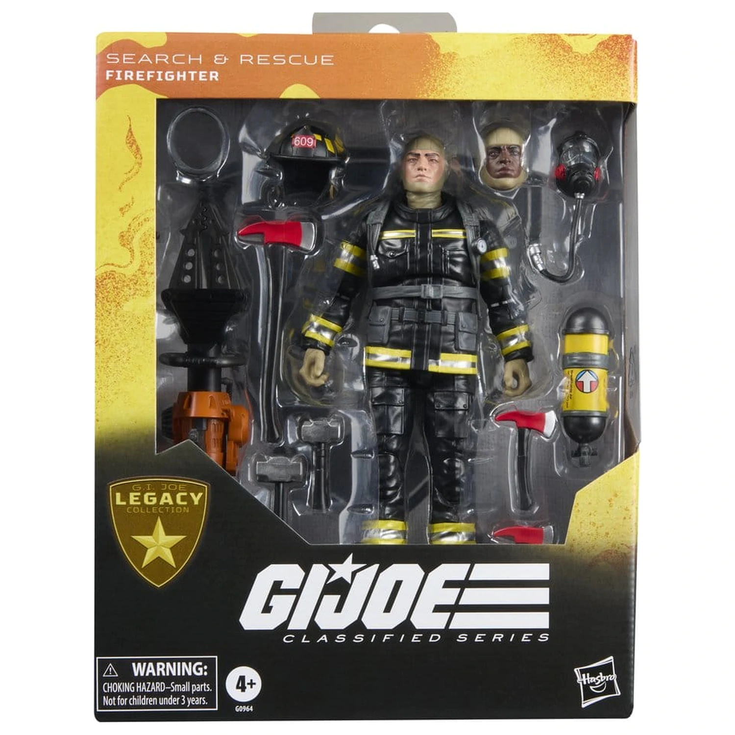 G.I. Joe Classified Series Legacy Collection akciófigura Search & Rescue Firefighter 15 cm termékfotó