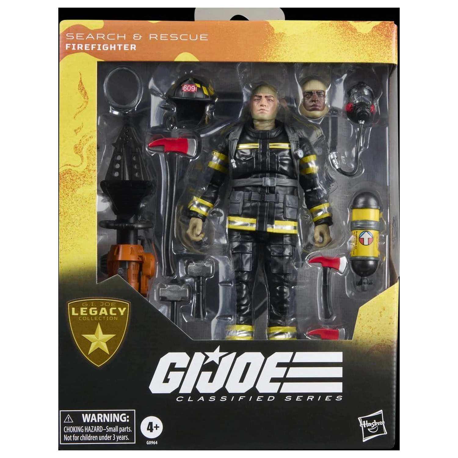 G.I. Joe Classified Series Legacy Collection akciófigura Search & Rescue Firefighter 15 cm termékfotó