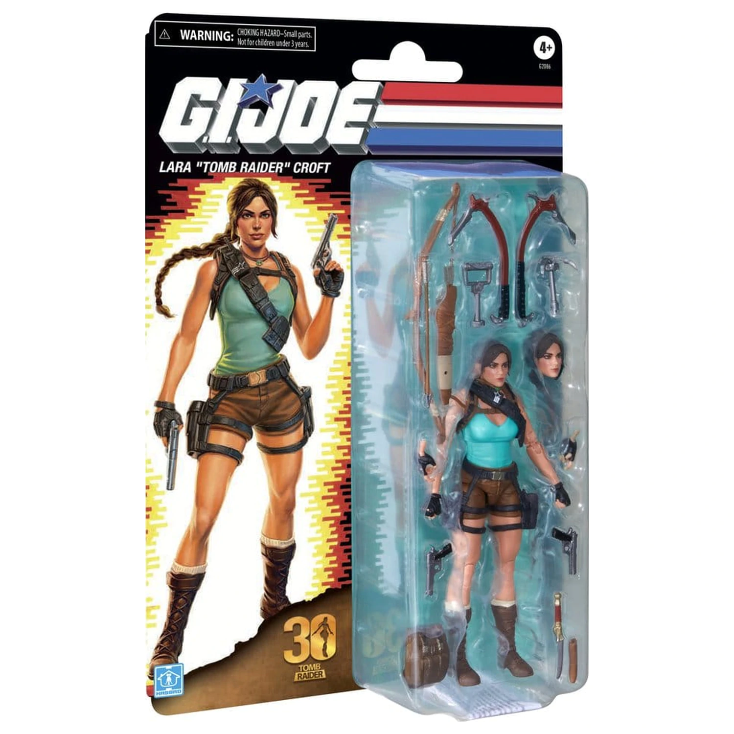 G.I. Joe Classified Series Retro Cardback Collaborative akciófigura Lara "Tomb Raider" Croft 15 cm termékfotó