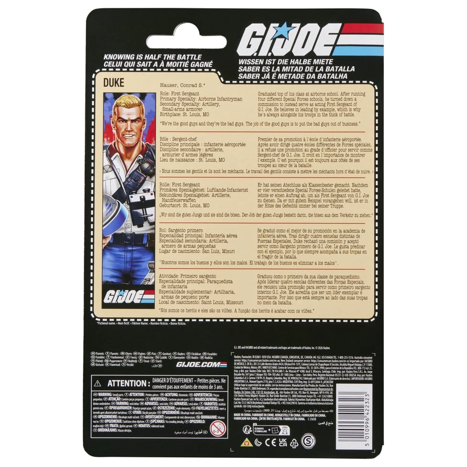 G.I. Joe Classified Series Retro Duke akciófigura 15 cm termékfotó