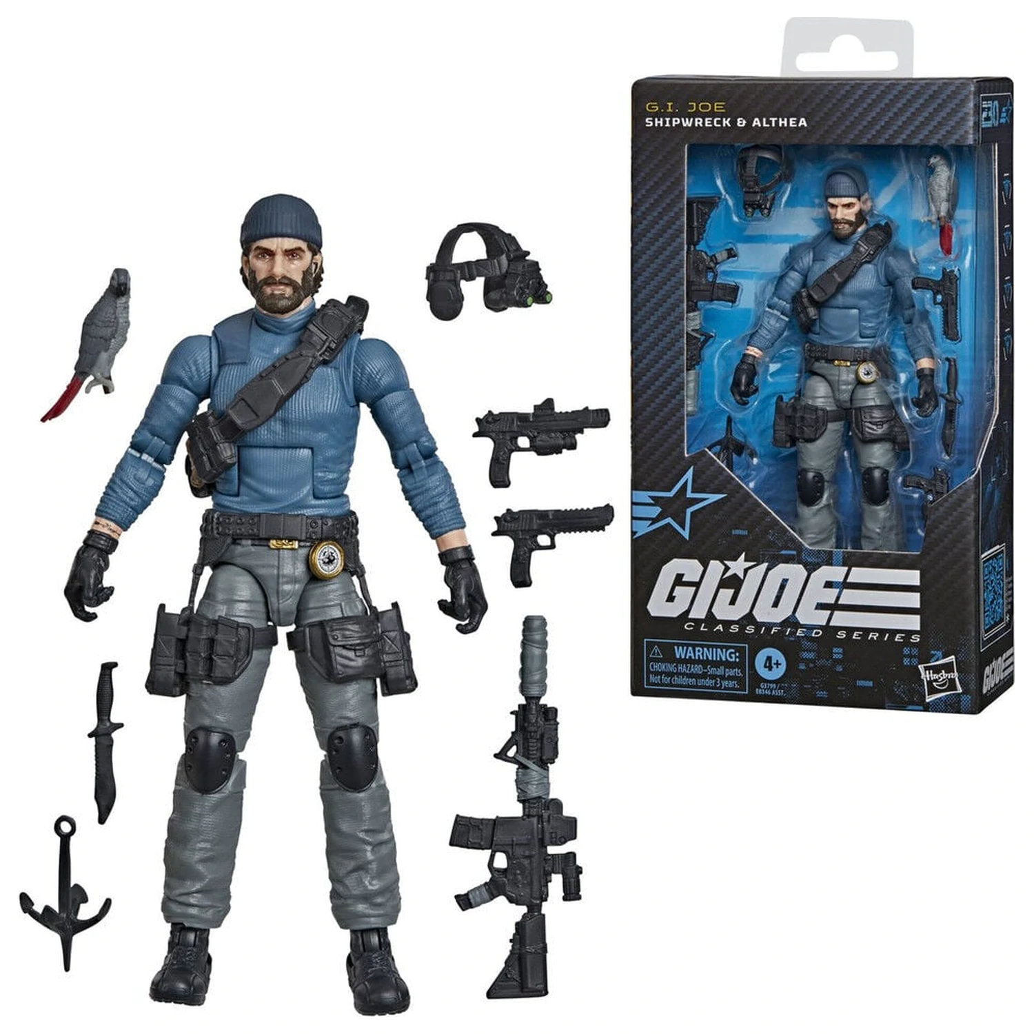 G.I. Joe Classified Series Shipwreck & Althea figura 15cm termékfotó
