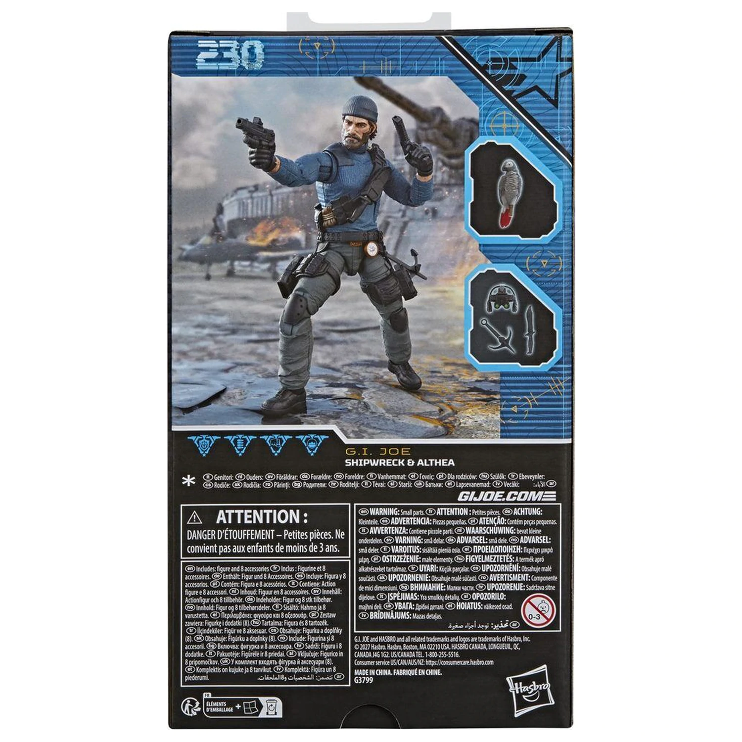 G.I. Joe Classified Series Shipwreck & Althea figura 15cm termékfotó