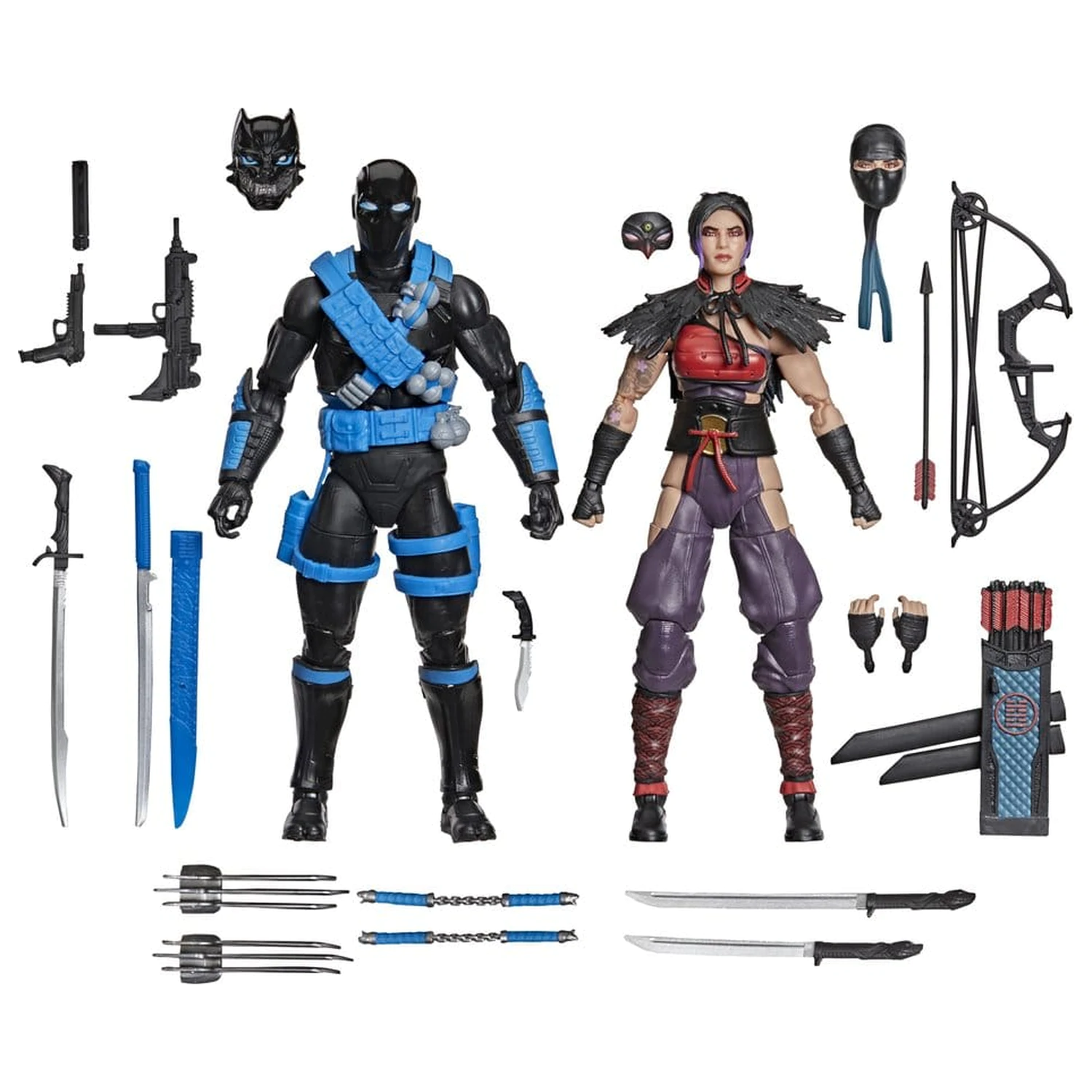 G.I. Joe Classified Series Snake Eyes & Kim "Jinx" Arashikage 2 db-os akciófigura csomag 15 cm termékfotó