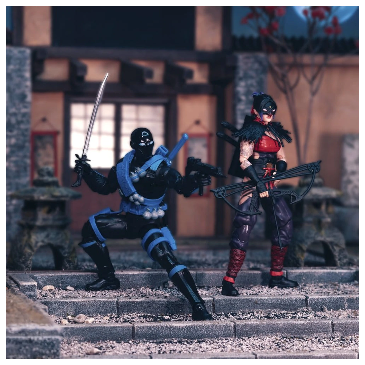 G.I. Joe Classified Series Snake Eyes & Kim "Jinx" Arashikage 2 db-os akciófigura csomag 15 cm termékfotó