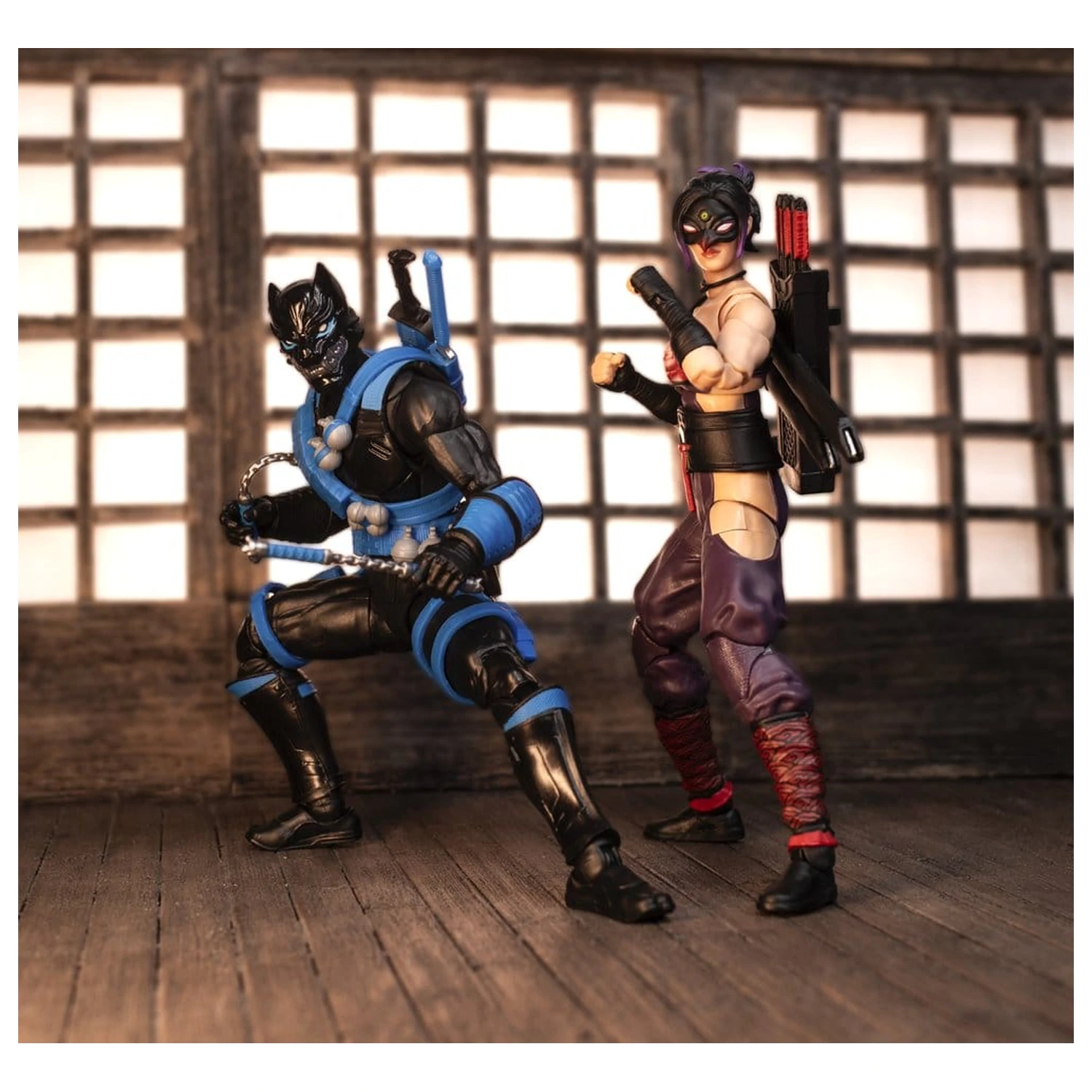G.I. Joe Classified Series Snake Eyes & Kim "Jinx" Arashikage 2 db-os akciófigura csomag 15 cm termékfotó