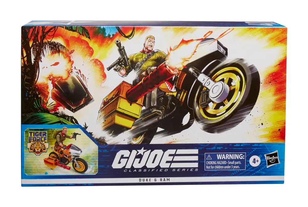 G.I. Joe Classified Series Tiger Force 2022 Duke &amp; Ram akciófigura és jármű csomag 15 cm termékfotó