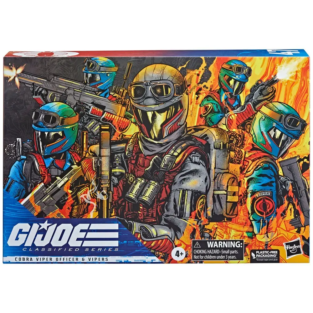 G.I. Joe Classified Series Troop-Builder Cobra Viper & Vipers 3 db-os akciófigura csomag 15 cm termékfotó