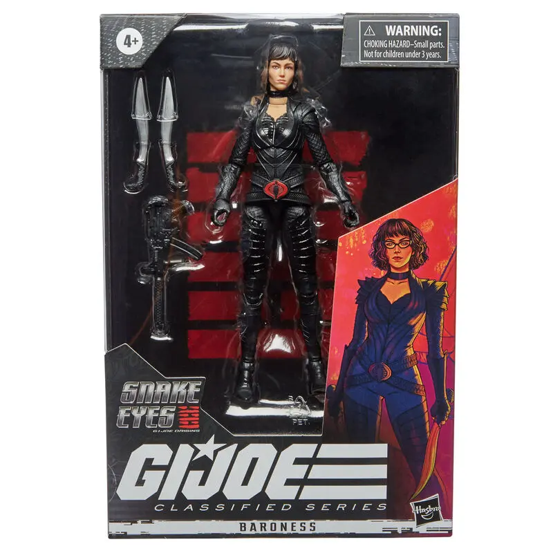 G.I. Joe Classified Series - Snake Eyes: G.I. Joe Origins Baroness 19 figure 15cm termékfotó