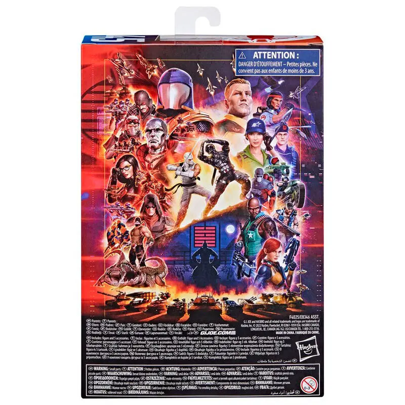 G.I. Joe. Classified Xamot Paoli figura 15cm termékfotó