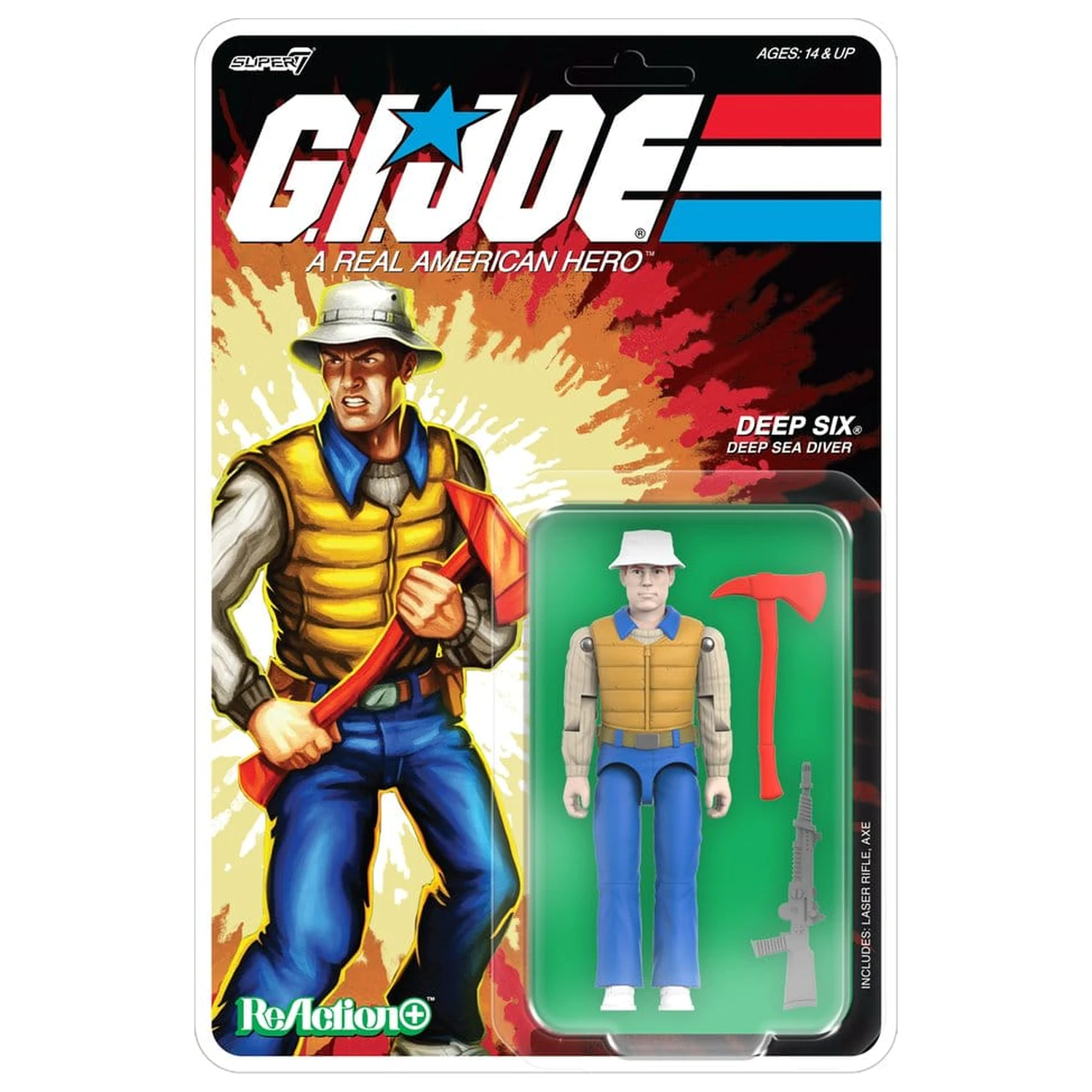 G.I. Joe (Comic) ReAction+ akciófigura Wave 09 Deep Six termékfotó