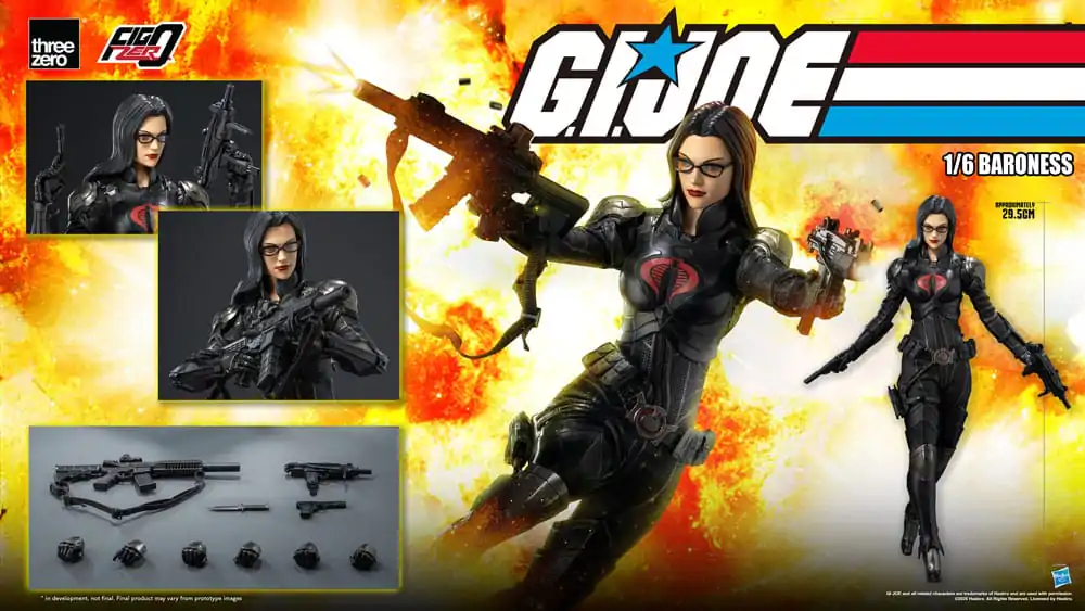 G.I. Joe FigZero 1/6 Baroness akciófigura 30 cm termékfotó