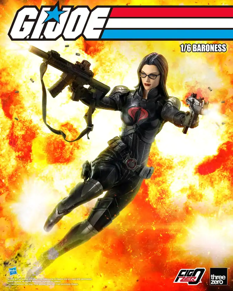 G.I. Joe FigZero 1/6 Baroness akciófigura 30 cm termékfotó