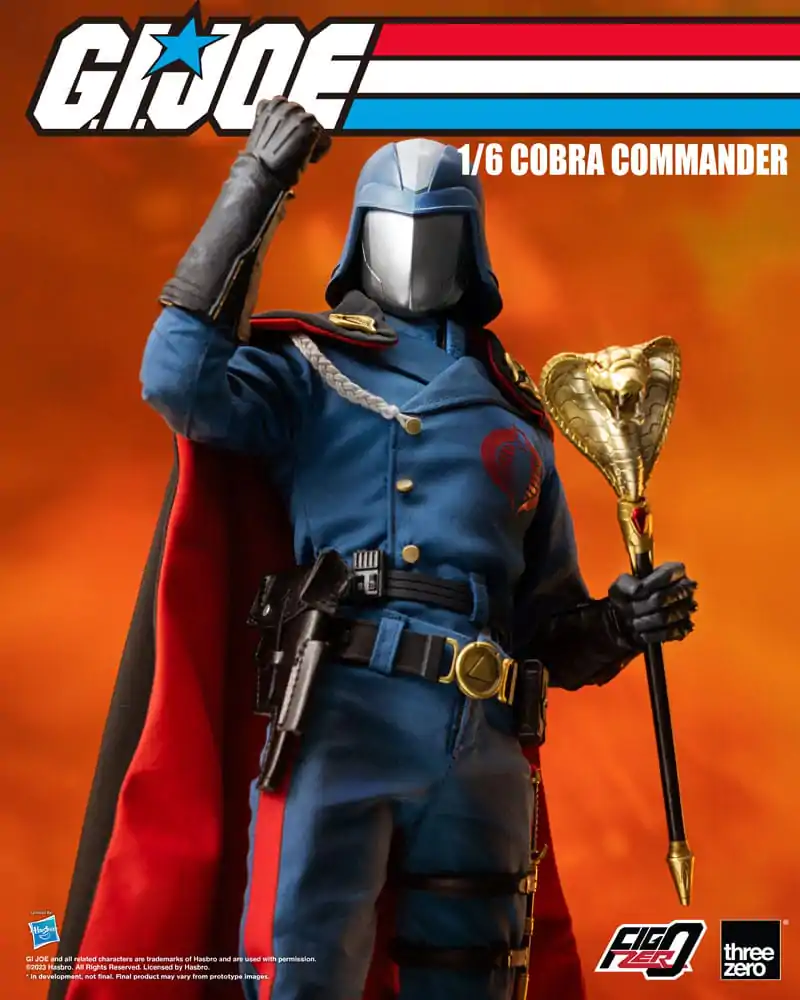 G.I. Joe FigZero 1/6 Cobra Commander akciófigura 30 cm termékfotó