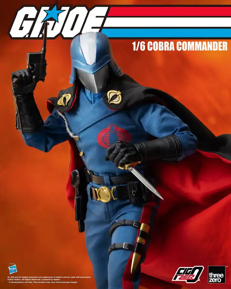 G.I. Joe FigZero 1/6 Cobra Commander akciófigura 30 cm termékfotó