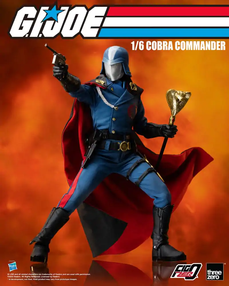G.I. Joe FigZero 1/6 Cobra Commander akciófigura 30 cm termékfotó