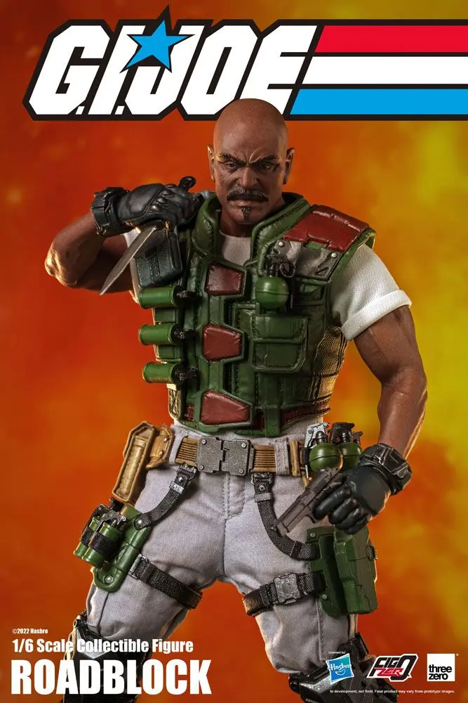 G.I. Joe FigZero 1/6 Roadblock akciófigura 30 cm termékfotó