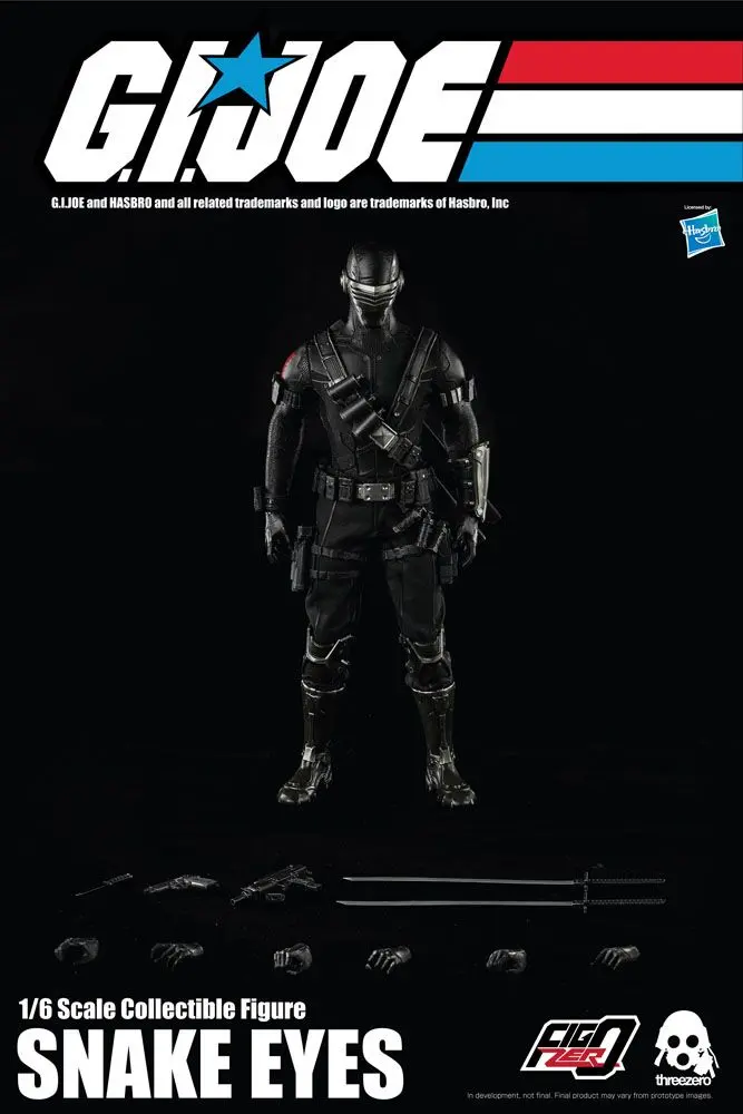 G.I. Joe FigZero akciófigura 1/6 Snake Eyes 30 cm termékfotó