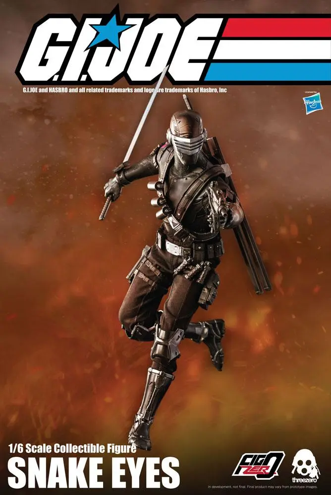 G.I. Joe FigZero akciófigura 1/6 Snake Eyes 30 cm termékfotó