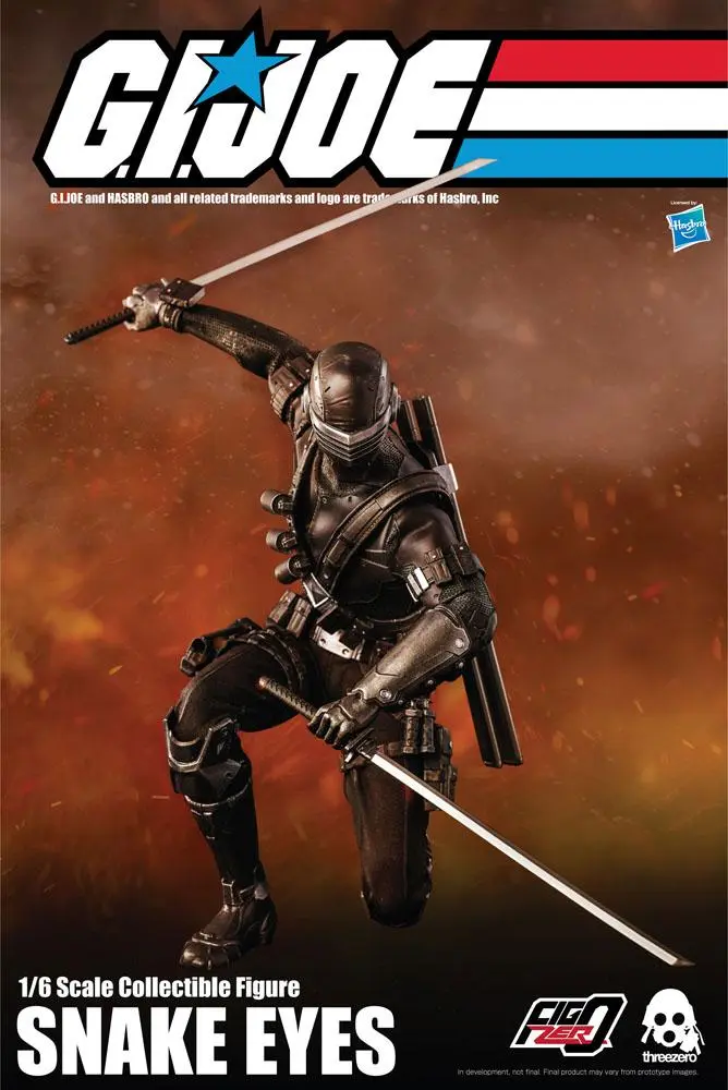 G.I. Joe FigZero akciófigura 1/6 Snake Eyes 30 cm termékfotó
